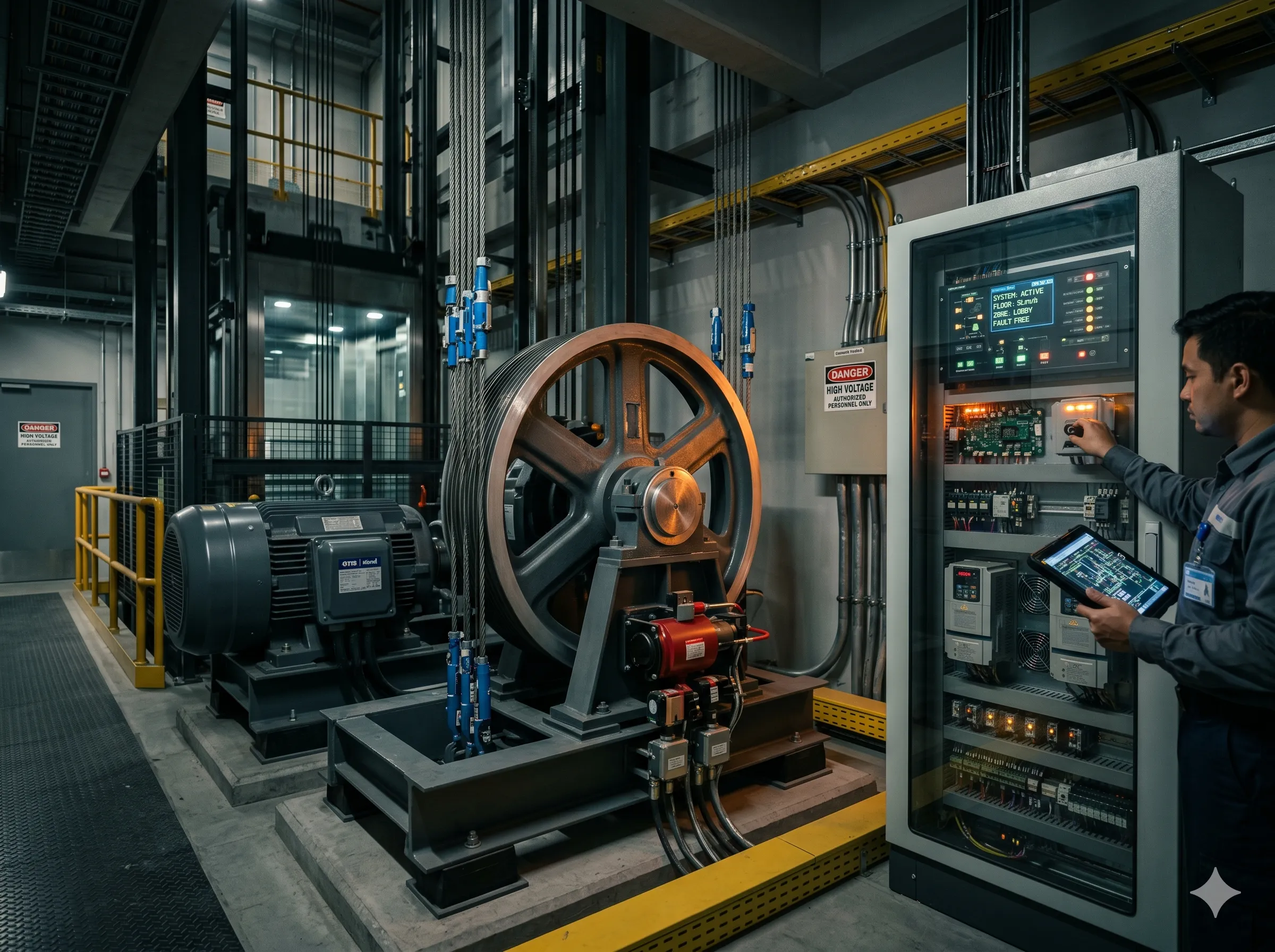 Mid Rise Elevators in India working system
